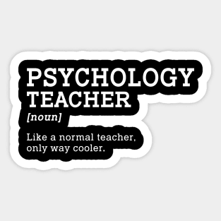 Psychology Teacher Back To School Gift Sticker